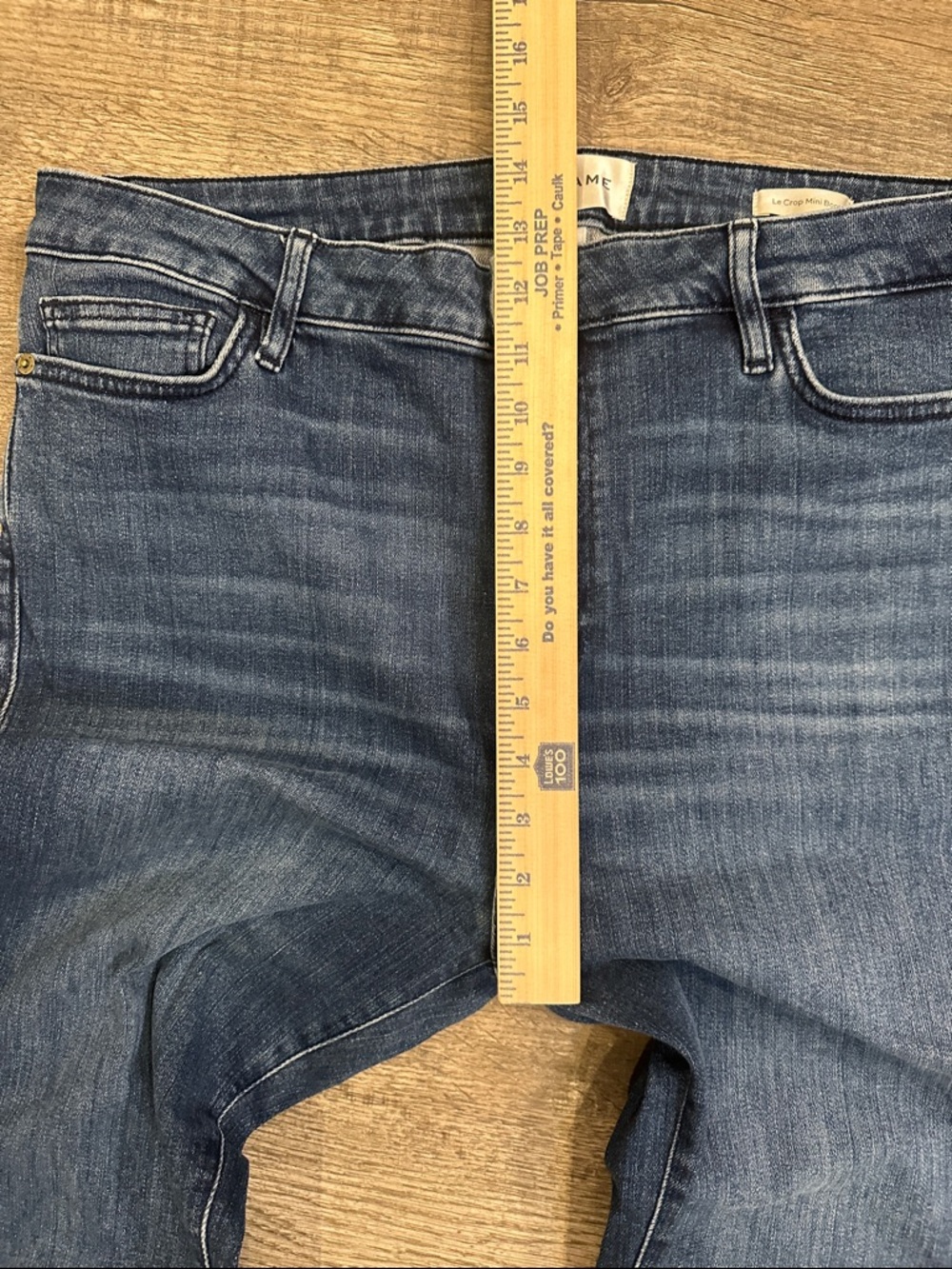Frame Women’s Le Crop Mini Boot Jeans with Raw Hem Size‎ 33 - Picture 5 of 10